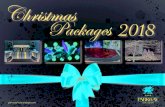 Christmas 2018 Packages - parkwayhotelandspa.com...To Book Christmas Packages Each day will include: Tea & coﬀee served mid morning and mid afternoon • Live entertainment each