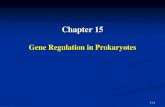chapter15 Gene regulation in prokaryotes-5E1skgjx.whu.edu.cn/Public/upfile/article/201706221716086195.pdf · 15.1 The elements of prokaryotic gene expression 15.2 Regulation of transcription