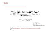 The ‘Big SHIN-NY Bus’ - Object Management Group · – Numeric numerator and denominator data • Line List Notification Payload – HL7 2.5 • Patient Notification Payload –