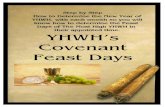 How To Determine The Feast Days - YAHWEH Sword Proclaims … · 2010. 3. 16. · We can clearly see that the Feast Days are consider to be a Shabbaton, a time and day of rest. How