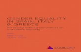 GENDER EQUALITY IN SPAIN, ITALY & GREECE · GENDER EQUALITY IN SPAIN, ITALY AND GREECE JUNE 2020 Assessing leading companies on workplace equality 8 SPAIN / IBEX 35 Companies on the