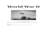 World War II - Kyrene School District · 2017. 2. 3. · World War II Unit Packet Essential Question: What are the causes and effects of World War II? Name_____ Period_____ 1 WWII