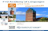 F+U Academy of Languages 2016 - German OfficeF+U Test Centre 7 F+U Academy of Languages Darmstadt 8 General Information, Culture & Leisure 9 Individual Courses 10 Individual Lessons,