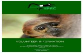 Working to ensure a future for Vietnam's primates - VOLUNTEER … · 2017. 11. 21. · Vietnam volunteer@eprc.asia ... • Giving tours to visitors to the EPRC • Gardening and upkeep