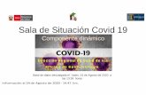 Sala de Situación Covid 19 - DIRESA ICA...2020/08/24  · Sala de Situación Covid 19 Componente dinámico Oficina de Epidemiología Información al 24 de Agosto de 2020 - 14.47 hrs.