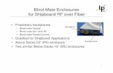 Blind Mate Fiber Optic Platform.ppt€¦ · • 2 each Optical and 20 GHz RF blind mates • 14.5d x 4.2h x 1.4w • 30 W max power consumption Quad Channel • 4 each Optical and