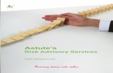 Risk Advisory Servicesastuteme.com/Risk Advisory Services.pdfAdvisory, Risk Management and Transaction Advisory Services in big four auditing, accounting, tax and consulting firms