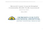 Howard County General Hospital Community Health Needs ......Howard County General Hospital Community Health Needs Assessment 2013 7 Table 2. Population by Age Howard County USA 0-14