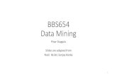 BBS654 Data Mining - Hacettepe Üniversitesipinar/courses/VBM684/lectures/introduction.pdfSlides are adapted from Nazli Ikizler, Sanjay Ranka 1. 2. ... •Example: Recommender systems