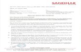 SANDHAR - NSE India...SANDHAR Growth. Motivation. Better Life vi. Re-appointment of Mr. Arjun Sharma (DIN:00003306), as an Independent & Non-Executive Director of the Company for the