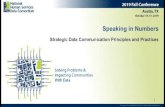 Speaking in Numbers...Speaking in Numbers Strategic Data Communication Principles and Practices 1 What we will cover… 1. The Data Communication Framework 2. The Data Communication