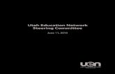 Utah Education Network Steering CommitteeThe FY 2011 UEN Budget is ready for approval by the UEN Steering Committee at its June 11th meeting. Background The UEN FY 2011 budget reflectsa