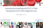 Biomechanical modelling and PET/CT in TBADchuliege-imaa.be/pdf/presentations_2018/thursday/1624-Doyle.pdf · FDG PET/CT to predict complication Natzi Sakalihasan Negative Positive