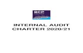 INTERNAL AUDIT CHARTER 2020/21 · The Chief Internal Auditor has primary responsibility for developing, maintaining and implementing the Internal Audit Charter. Where changes affect