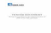 TENDER DOCUMENT - State Life€¦ · 5 Fee Payment Schedule 7.3 9 6 Last date of submission of proposal 8.9 11 22.07.2019 (11:00 AM) 7 Opening of Technical proposal 9 13 22.07.2019