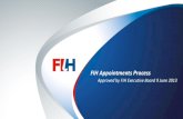 FIH Template Master FIH... · FIH –Template Master Nomination Proposals The Appointments Committee has the authority from the Executive Board to make appointments, after considering