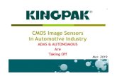 CMOS Image Sensors in Automotive IndustryⅠCIS Market Outlook ⅡAutomotive CIS Market Outlook ⅢSecurity & Surveillance CIS Market Outlook ⅣKingpakMajor Customers & Landscape