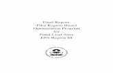 Final Report: Pilot Region-Based Optimization Program for Fund-Lead … Program for Region [RSE-Lite].pdf · 2013. 5. 11. · Optimization Program for Fund-Lead Sites EPA Region III