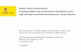 Health impact Assessment Creating health and community in ...€¦ · 2-6 October 2016 *Presenter Ben Harris-Roxas*, Giselle Gallego, Elizabeth Harris, Jane Lloyd Centre for Primary