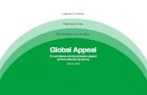 New Global Appeal · 2020. 10. 7. · GLOBAL APPEAL 2019 Sunil Bharti Mittal Honorary Chair, International Chamber of Commerce Yohei Sasakawa Chairman, The Nippon Foundation Launched