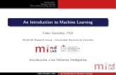 An Introduction to Machine Learning - GitHub Pages · Introduction Machine learning The machine learning process What’s machine learning History Supervised learning Non-supervised