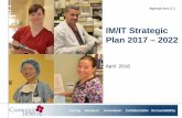IM/IT Strategic Plan 2017 – 2022 - CMH...Project charter will detail support of key stakeholders, and commitment of needed resources to ensure project success Create a project manager
