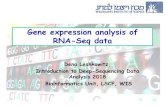 Gene expression analysis of RNA-Seq datadors.weizmann.ac.il/course/course2018/GeneExpression...Experiment Design Sequencing Options Illumina NextSeq/HiSeq Sequencing options: Length