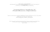 Competitive Analysis of Flash-Memory Algorithmsgtsat/collection/ssd/Competitive analysis of flash... · Competitive Analysis of Flash-Memory Algorithms Thesis submitted in partial
