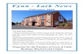 Fynn - Lark ews · Fynn - Lark ews February 2020 The Admiral’s Head In 2019, the number of pubs in Britain rose for the for first time in just over a decade. Since 2008, one in