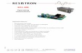 RESISTRON · • Automatic frequency adjustment • Secondary control • Heatsealing band alloy and temperature range selectable • Time control, heatsealing time and cooling time