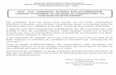 Université Abderrahmane Mira - Bejaia AVIS AUX CANDIDATS ......République Algérienne Démocratique et Populaire Ministère de l’Enseignement Supérieur et de la Recherche Scientifique
