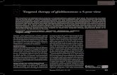 Targeted therapy of glioblastomas: a 5‑year view · Targeted therapy of glioblastomas: a 5‑year view R eview role in gliomagenesis. Indeed, the NF‑kB signal‑ ing pathway is