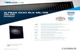 New Q.PEAK DUO BLK ML-G9 · 2020. 7. 27. · Q.PEAK DUO BLK ML-G9 365-385 ENDURING HIGH PERFORMANCE. DETAIL A 16 mm 8.5 mm 24.5 mm 1088 mm 1840 mm 4 × Mounting slots (DETAIL A) Frame