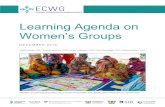 Learning Agenda on Women’s Groups - Population Council · Amber Peterman, Somen Saha, Paromita Sanyal, David Seidenfeld, and Munshi Sulaiman for valuable comments and feedback on