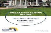 2020 MASTER LEASING REPORT Five-Year Strategic Leasing …...State of Florida’s real estate portfolio. The three lease types shown in Table 1 represent the majority of leased property