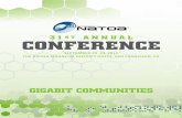 31st conference - NATOASponsored by Google, Inc. 9:00 a.m. – 4:00 p.m. 8 registration open 9:00 a.m. – 10:00 a.m. 8 continental breakfast pre-conFerence Seminar 1: Using broadband