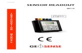 MP12 Readout V1.0 - GeosenseInput supply: 12 Volts DC (re-chargeable NiCAD battery) Serial number: 123456 CE mark WEEE mark 4.0 STORAGE/HANDLING Geosense ® MP12 Multipurpose Readout