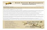 New East Texas Beekeepers Association · 2018. 5. 29. · Warre (war-ray) beekeeping is a cross of Langstroth and top bar beekeeping. The Warre hive, also known as the peoples hive,