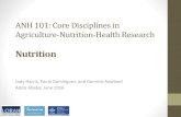 Nutrition - ANH Academyanh-academy.org/sites/default/files/A4NH_Nutrition_2016_V2.pdfANH 101: Core Disciplines in Agriculture-Nutrition-Health Research Nutrition Jody Harris, Paula