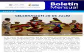 Presentación de PowerPoint · Grupo de Danzas Folclóricas “Colombia Tierra querida”. CELEBRACIÓN 20 DE JULIO En el marco de las actividades que el Consulado de Colombia en