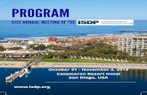 New ISDP Final Program cover · 2018. 10. 9. · ISDP Awards Abstracts ..... 33-34 . Page 2 2016-2018 Board of Directors: President Nathan Fox University of Maryland President-Elect