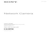 Network Camera - Sony€¦ · Security Menu — Setting the Security .....36 User Tab ... lens compatibility, achieves 4K (3,840 × 2,160) high- ... select pre-defined appropriate