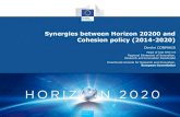 Synergies between Horizon 20200 and Cohesion policy (2014 ... · Research and Innovation Synergies between Horizon 20200 and Cohesion policy (2014-2020) Dimitri CORPAKIS Head of Unit