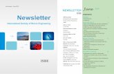 Vol.4·Issue 1·June 2015 NewsletteRVol.4·Issue 1·June 2015 Newsletter International Society of Bionic Engineering ISBE 2 Issue 1 2015 Issue 1 2015 3 D r. Bharat Bhushan received