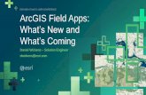 ArcGIS Field Apps · •Collector web app Online Navigation •Live traffic •Live weather Research areas Indoor positioning Utility network integration Parcel fabric integration