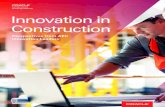 New Innovation in Construction · 2019. 4. 23. · 2 INNOVATION IN CONSTRUCTION: PERSPECTIVES FROM AEC INNOVATION LEADERS Bechtel Corporation David Wilson, Chief Innovation Officer