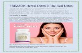 FREZZOR Herbal Detox is the Real Detox