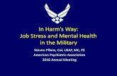 In Harm’s Way: Job Stress in the USAF -- Implications ... Library/Psychiatrists/Meetings/Annua… · In Harm’s Way: Job Stress and Mental Health in the Military Steven Pflanz,