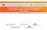 Externally Led Patient-Focused Drug Development Meeting on FSGS · 2020. 8. 26. · Externally Led Patient-focused Drug Development Meeting on FSGS National Kidney Foundation 6 Nephcure