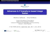 Advances in F-transform based image fusion · logo Advances in F-transform based image fusion Outline 1 Introduction Reference literature 2 Ordinary F-transform 3 Image decomposition